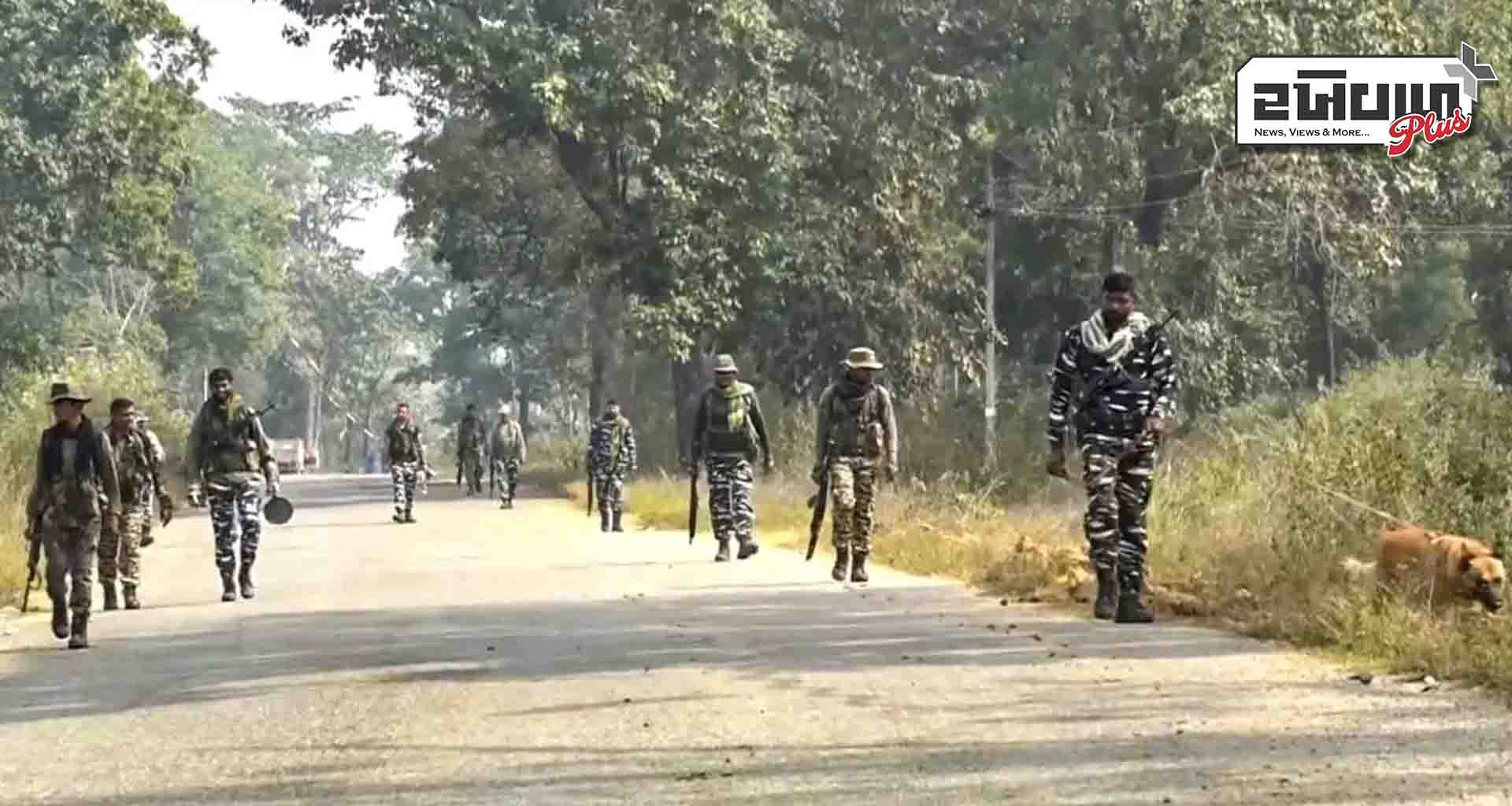 બીજાપુર જિલ્લામાં સુરક્ષા દળોએ લગભગ 50 કિલો કામચલાઉ વિસ્ફોટક ઉપકરણ રિકવર કર્યું