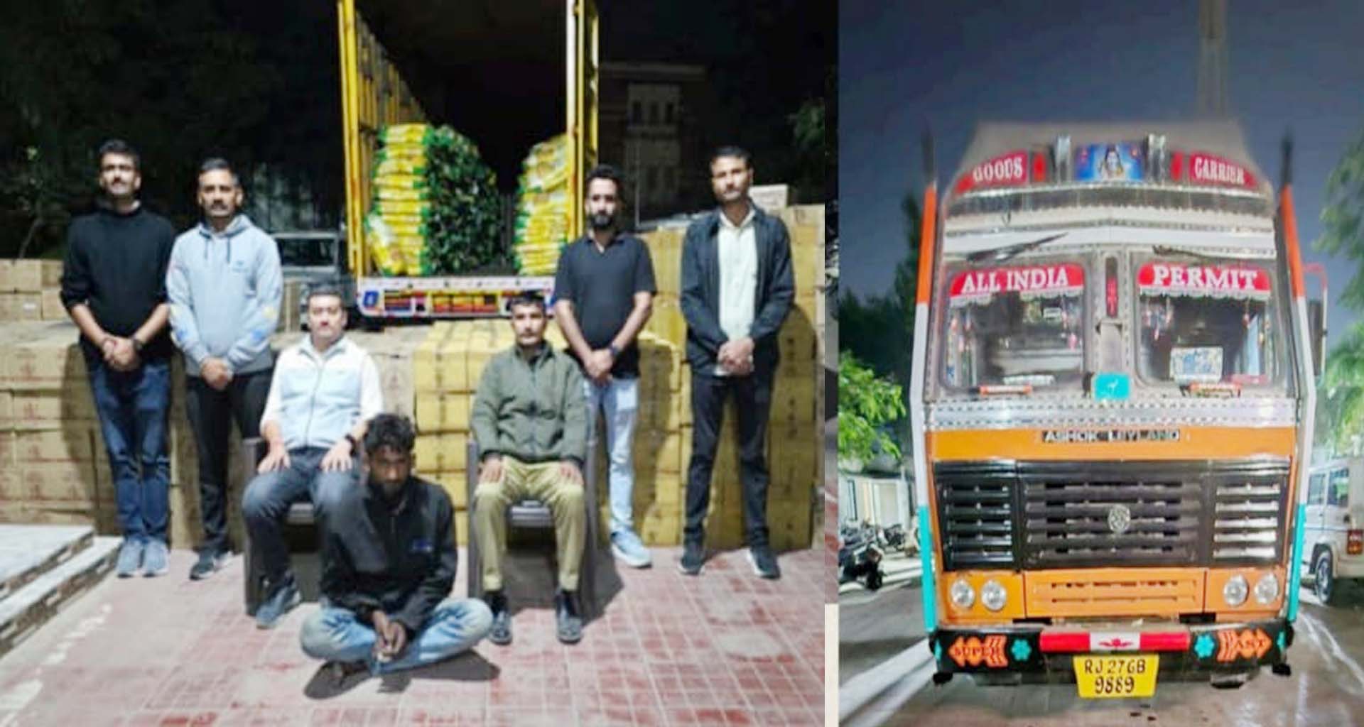 પાટણ એલસીબી ટીમે ધારેવાડા ચેક પોસ્ટ નજીકથી રૂ.77.11 લાખનો વિદેશી દારૂનો જથ્થો ઝડપ્યો