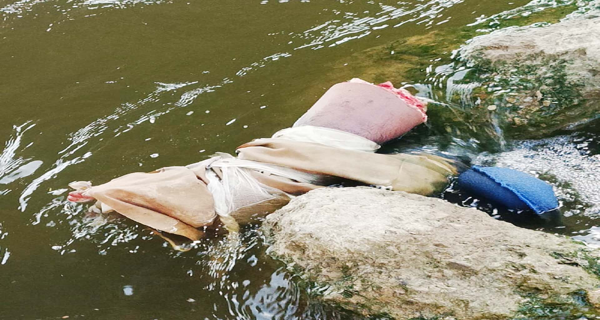 મહેસાણા નજીક છઠીયારડાની રૂપેણ નદીમાંથી માનવ અંગ મળી આવતા ચકચાર