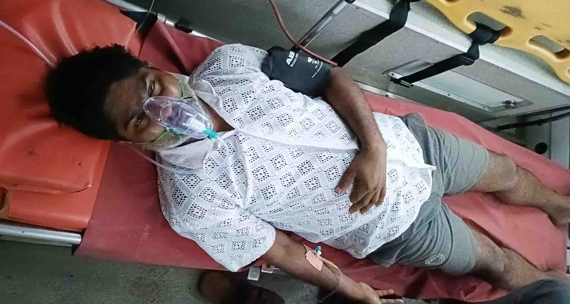 ઈકબાલગઢ 108 ની ટીમે સંપદર્શ થી ઘવાયેલ વ્યક્તિને નવજીવન આપ્યું