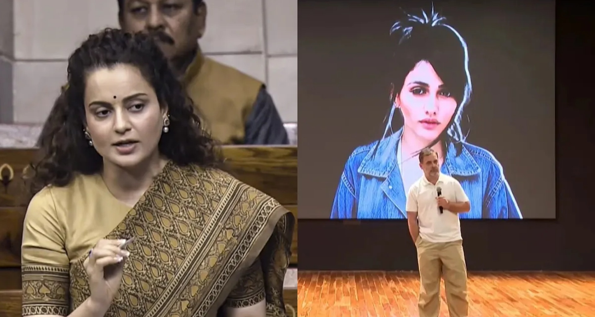 રાહુલ ગાંધીના દાવા પર કંગના રનૌતે કર્યો પલટવાર, સંસદમાં બ્રાઝિલિયન મહિલાની માફી માંગી, કહ્યું કે પીએમ મોદી EVM નહીં, પણ દિલ હેક કરે છે