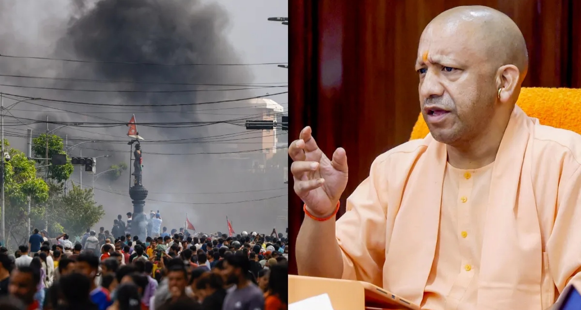 નેપાળમાં ચાલી રહેલા અશાંતિ વચ્ચે સીએમ યોગી આદિત્યનાથ એક્શનમાં, યુપી પોલીસને આપી આ મોટી સૂચના