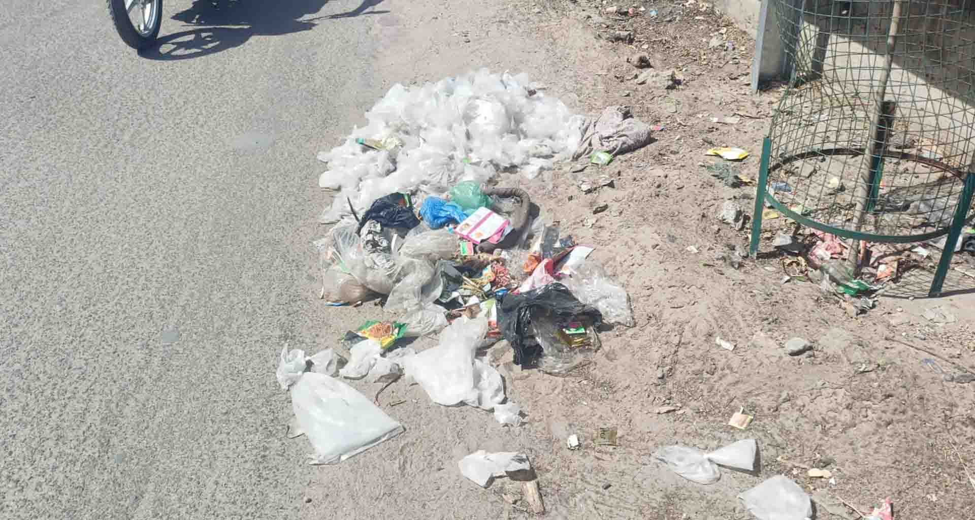 પાટણના પ્રથમ ગરનાળા નજીક દેશી દારૂની ખાલી પોટલીઓનો જથ્થો જોવા મળ્યો