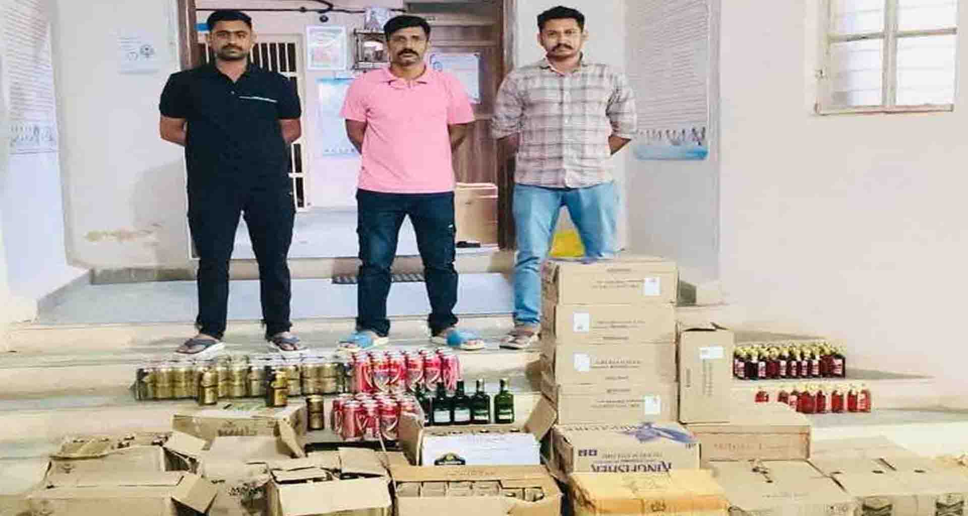 એલસીબી પોલીસે જલોત્રા પાસેથી વિદેશી દારૂ ઝડપી પાડ્યો