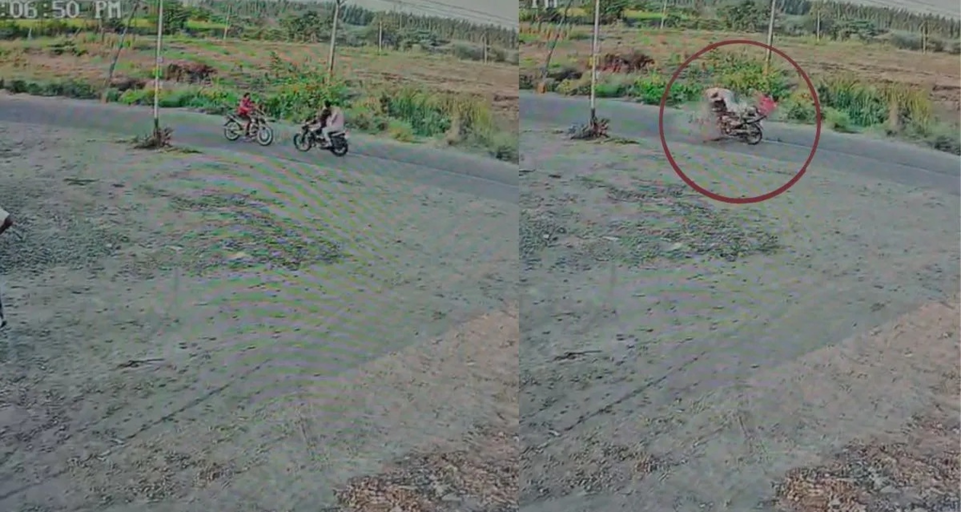 સુરત: બે બાઇક જોરદાર ટકરાઈ, એકનું દુઃખદ મોત