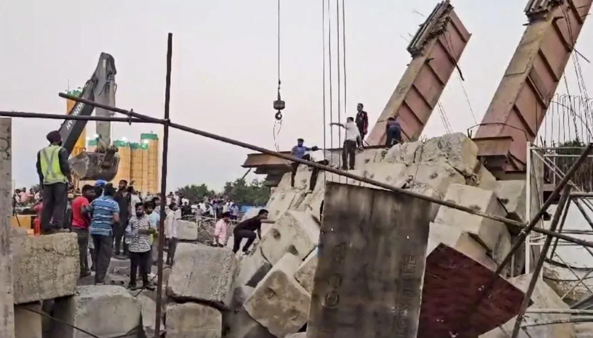 રાજ્યમાં બુલેટ ટ્રેન પ્રોજેક્ટ પર મોટી દુર્ઘટના, બાંધકામ સ્થળ પર માળખું ધરાશાયી થવાથી ત્રણ મજૂરોના મોત