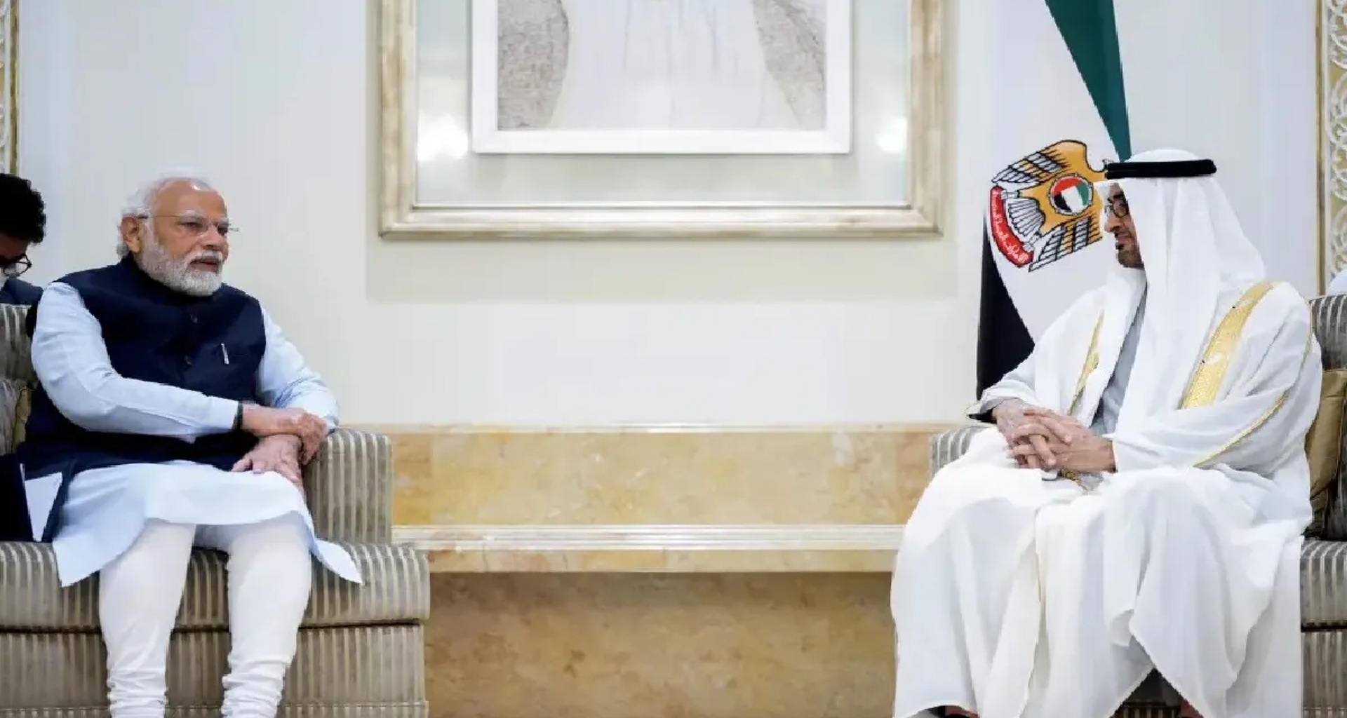 પીએમ મોદીએ UAE ના રાષ્ટ્રપતિ સાથે વાત કરી