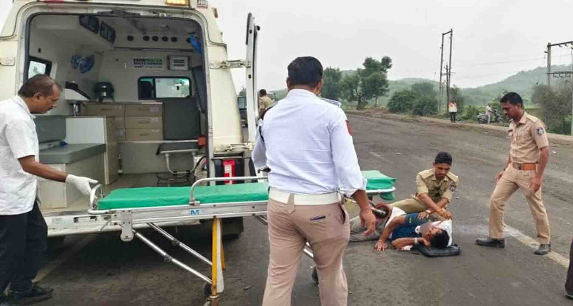 બાઇક સવાર ઘાયલ; હિંમતનગર નેશનલ હાઈવે પર સરવણા નજીક અકસ્માત સર્જાયો