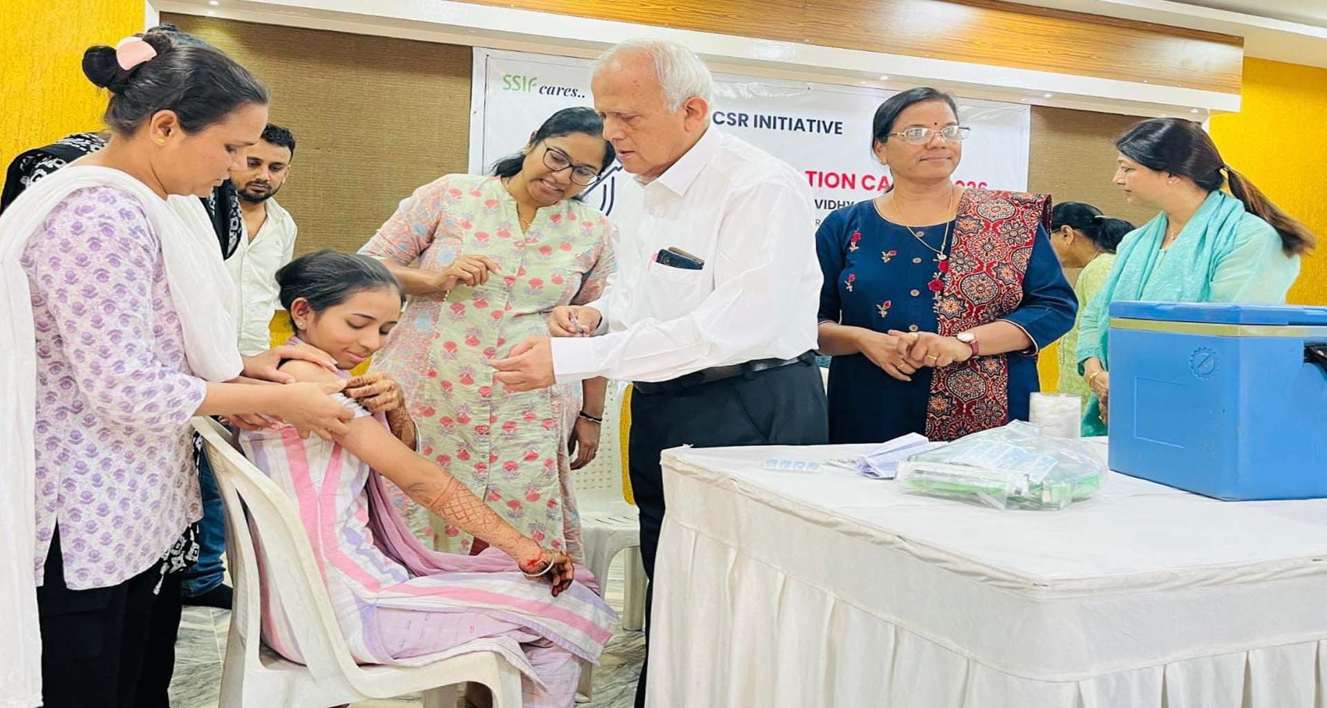 સિદ્ધપુરમાં સર્વાઇકલ કેન્સર રસીકરણ કાર્યક્રમ યોજાયો