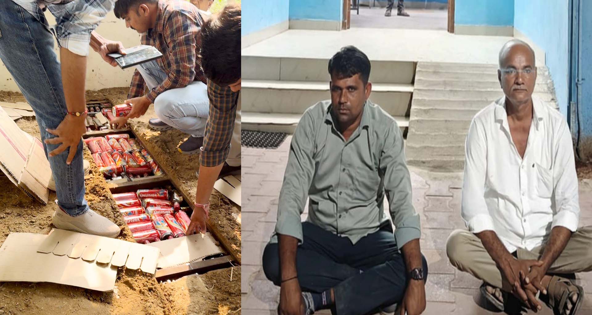 પાટણ એલસીબીએ ગાડીના ગુપ્ત ખાનામાંથી વિદેશી દારૂના જથ્થા સાથે બે શખ્સોને ઝડપી લીધા