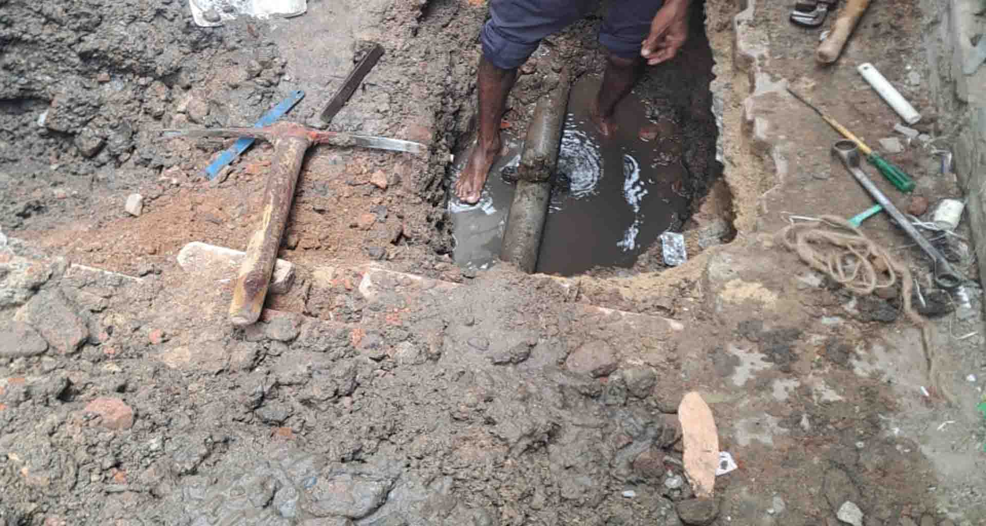 પાટણના મોટી ભાટિયા વાડ વિસ્તારમાં દૂષિત પાણીની સમસ્યાનું આખરે પાલીકા દ્વારા નિરાકરણ લવાયુ