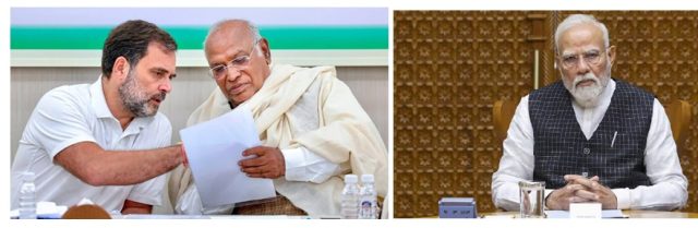 કોંગ્રેસ પ્રમુખ મલ્લિકાર્જુન ખડગે અને નેતા રાહુલ ગાંધીએ પીએમ મોદીને પત્ર લખી સંસદનું સત્ર તાત્કાલિક બોલાવવા કરી માંગ