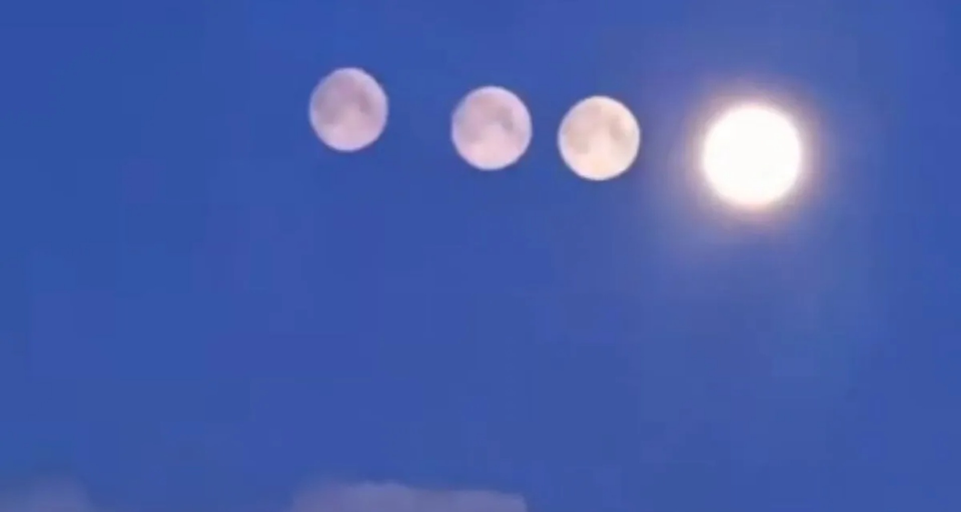 રશિયામાં આકાશમાં પહેલી વાર એક સાથે ચાર ચંદ્ર જોવા મળ્યા