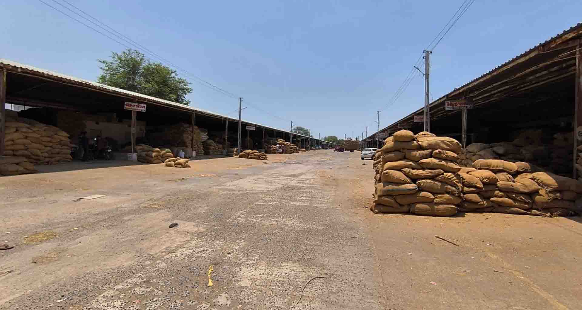 ઉનાવા માર્કેટયાર્ડના વેપારીઓ વિવિધ મુદ્દે હરાજીથી અળગા રહ્યા