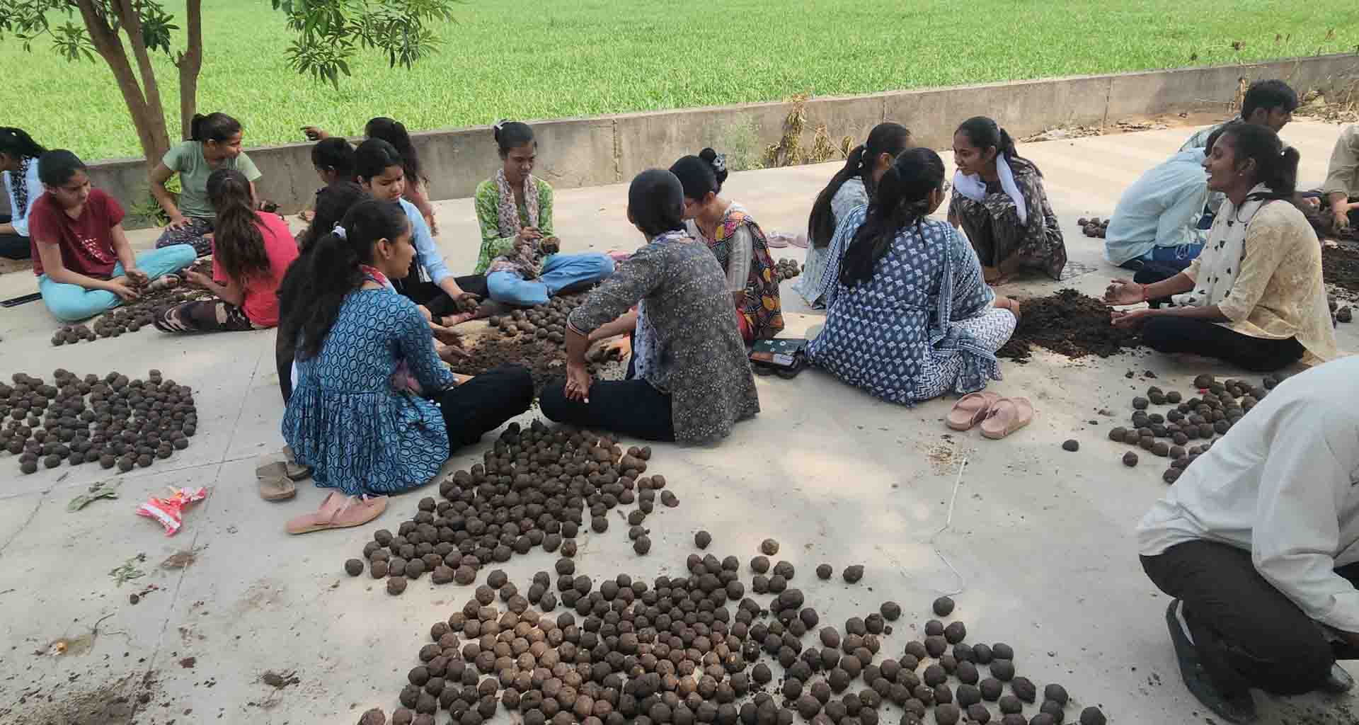 પર્યાવરણ જાગૃતિ માટે અનોખું અભિયાન; સિડ બોલ બનાવવાનો ભવ્ય કાર્યક્રમ