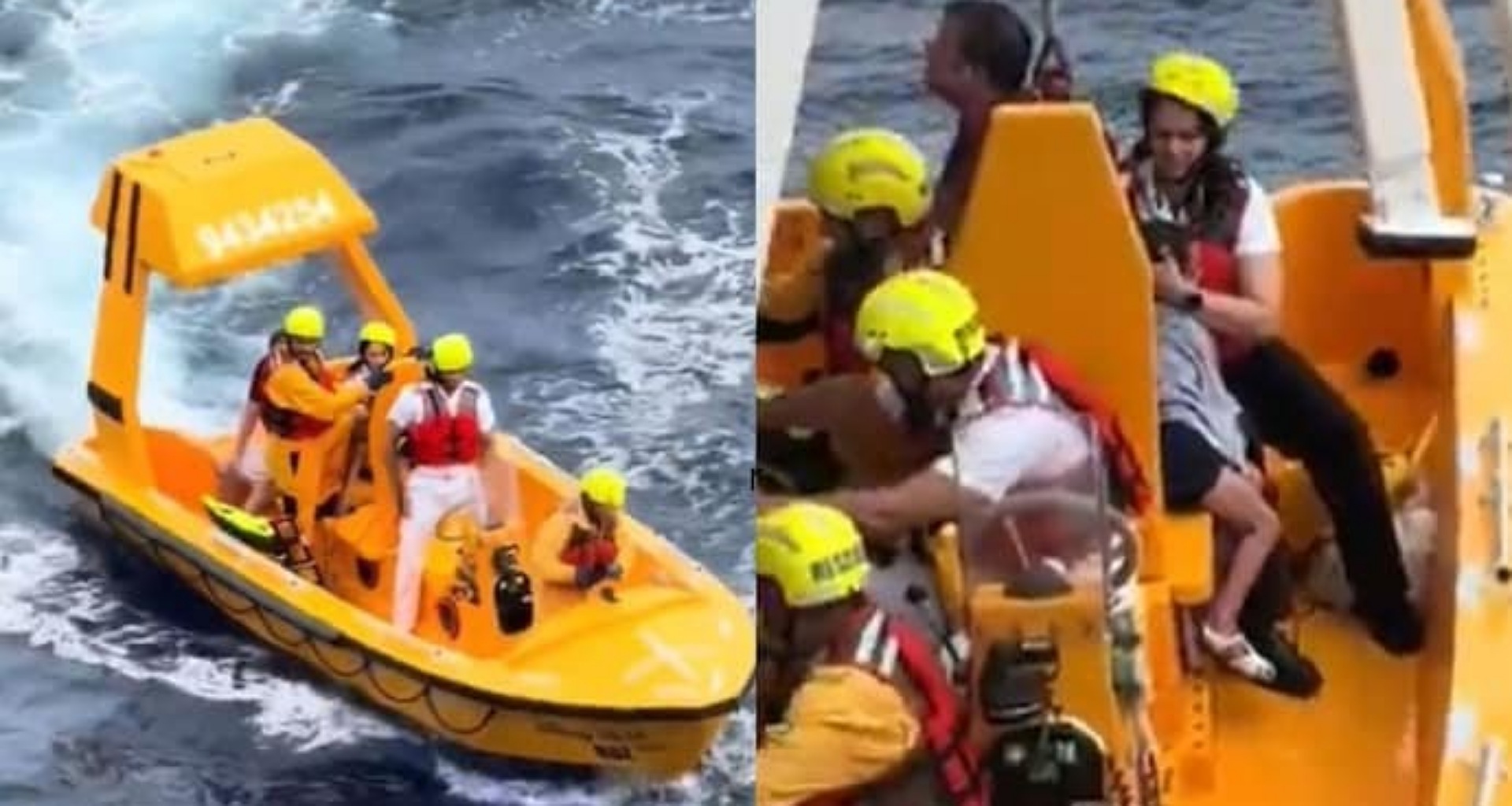 ડિઝની ક્રૂઝના ચોથા ડેક પરથી છોકરી પડી, પિતાએ તેને બચાવવા માટે કૂદી પડ્યા