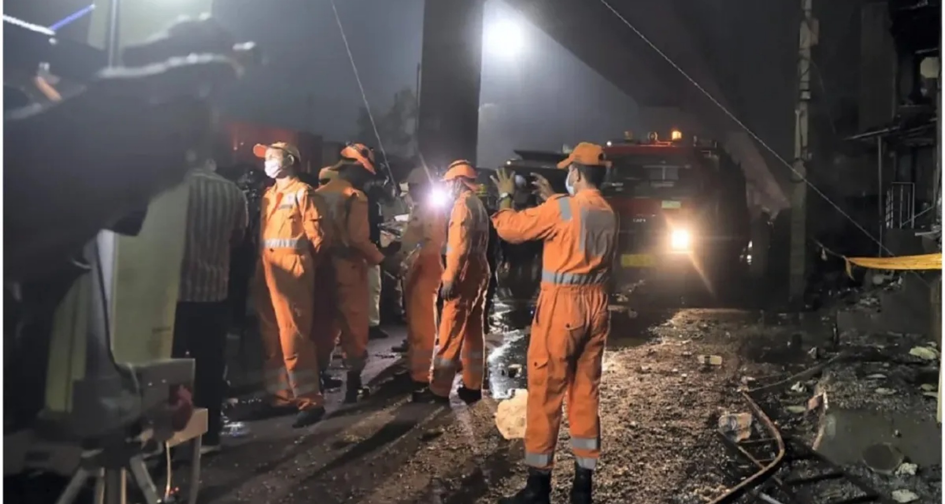 બેંગલુરુમાં પ્લાસ્ટિક સામાન બનાવતી એકમમાં ભીષણ આગ, 5 લોકોના મોત